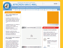 Tablet Screenshot of afkickenvanemail.be